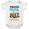 Class of 2017 Proud Papa Graduation Baby Onesie