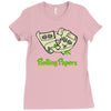 rolling papers Ladies Fitted T-Shirt
