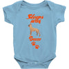 Sleeps With Boxer Baby Onesie