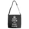 keep calm play flute Adjustable Strap Totes
