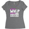 watch me whip watch me bake bake Women's Triblend Scoop T-shirt