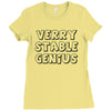 verry stable genius Ladies Fitted T-Shirt
