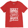 This Guy Is Taken By A Super Sexy March Girlfriend V-Neck Tee