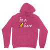 be a hero logo white Unisex Hoodie