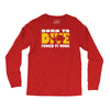 born to dive forced to work Long Sleeve Shirts