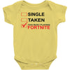 Too Busy Playing Fortnite Baby Bodysuit