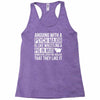 arguing with a psych major Racerback Tank