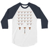 space ni invaders 3/4 Sleeve Shirt