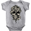 skull snake Baby Bodysuit