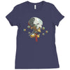 overwatch zenyatta cute spray Ladies Fitted T-Shirt
