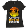 suns out guns out suns Ladies Fitted T-Shirt