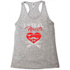 i steal heart valentin day Racerback Tank
