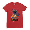 who loves bassets Ladies Fitted T-Shirt