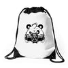 bad panda Drawstring Bags