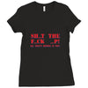 shut up Ladies Fitted T-Shirt