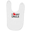 I Love My Uncle Baby Bibs
