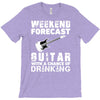 weekend forcast guitar with a chance of drinking T-Shirt