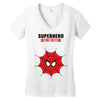Superhero On The Way Women's V-Neck T-Shirt