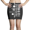 spaceship timeline funny  sci fi star retro wars trek joke cool Mini Skirts