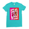 card as Ladies Fitted T-Shirt