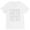 weight lifting gym fitness training V-Neck Tee