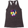 lesbian pride dragon Racerback Tank
