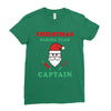 christmas baking team captain Ladies Fitted T-Shirt