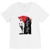 the king and the white wol V-Neck Tee