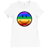 smiling Ladies Fitted T-Shirt