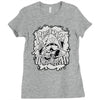 respect mah wizardrah! white Ladies Fitted T-Shirt
