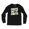 riots not diets Long Sleeve Shirts