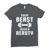 Every Beast Needs a Beauty Ladies Fitted T-Shirt