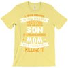 Super Cool Son Of A Freaking Awesome Mom T-Shirt