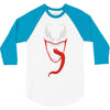 monster face 3/4 Sleeve Shirt