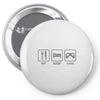 eat,sleep,game Pin-back button