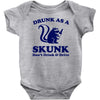 drunk as a skunk Baby Bodysuit