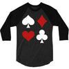Casino Signs 3/4 Sleeve Shirt