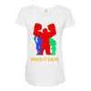 wreck it ralph silhouette Maternity Scoop Neck T-shirt