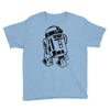 r2 d2 retro star wars sci fi lucas Youth Tee
