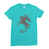 think big Ladies Fitted T-Shirt