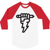pencil lightning 3/4 Sleeve Shirt