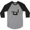 pedestrians vectorized 3/4 Sleeve Shirt
