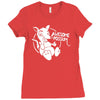 awesome possum Ladies Fitted T-Shirt