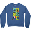 zombie font Crewneck Sweatshirt