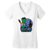 spooky city creatures   hockey team Women's V-Neck T-Shirt