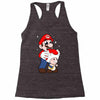 mario licking toad Racerback Tank