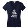 Keep Calm And Let Jesse Handle It Women's V-Neck T-Shirt