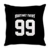 martinez twins Throw Pillow