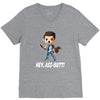 hey, ass butt! V-Neck Tee