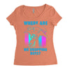 where are we dropping boys Women's Triblend Scoop T-shirt